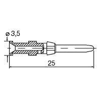 Штекерный соединитель печат HDC-C-HD-SM0.75-1.00AU 1651640000